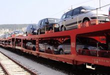 حمل خودرو با قطار
