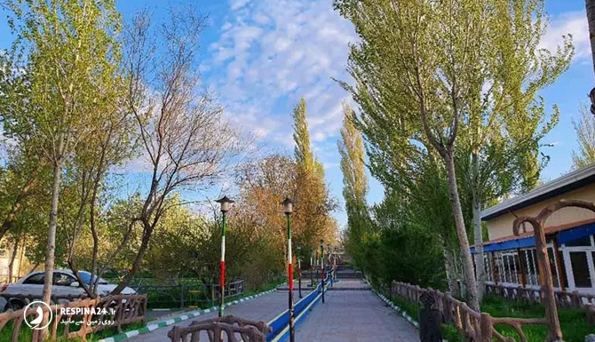 پارکینگ و ساختمان در باغ الغدیر